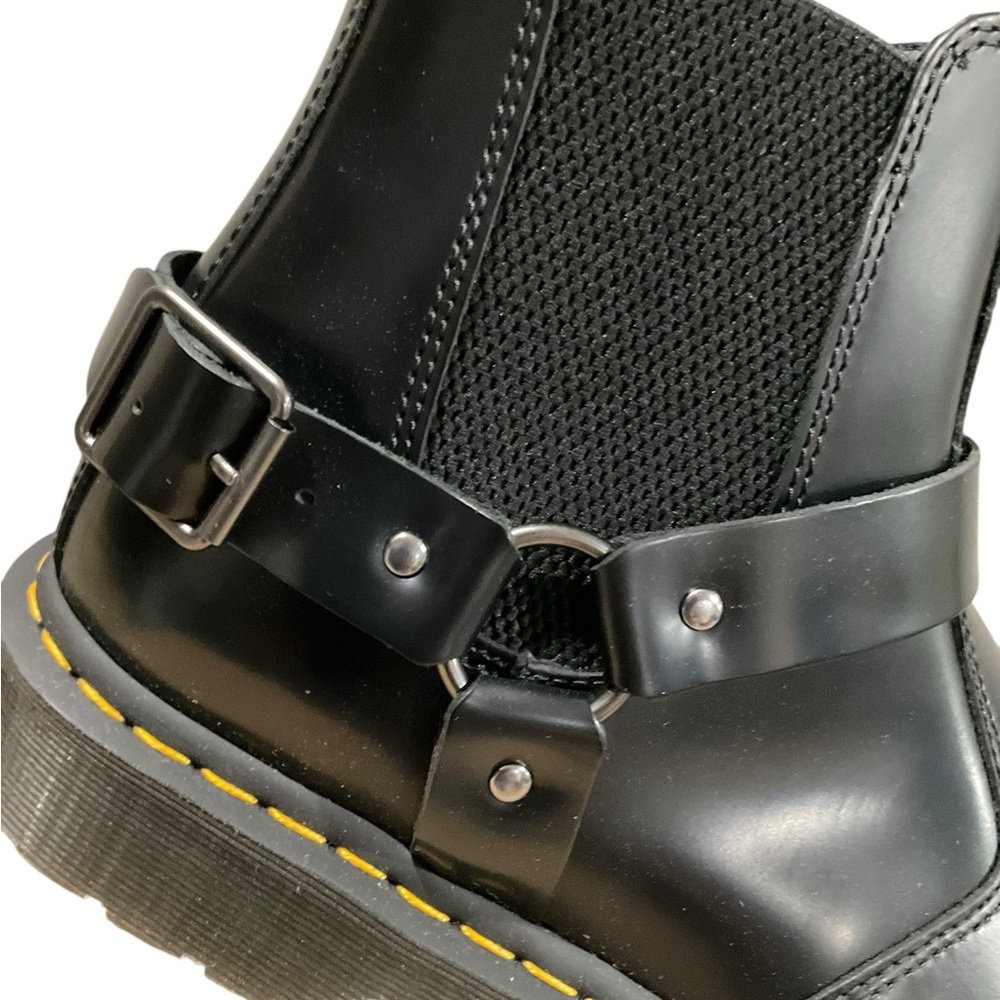 Dr. Martens Men’s Wilcox Smooth Leather Buckle Boots EUR 47 Size 13 NEW - Picture 10 of 13